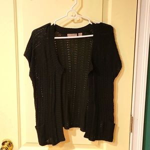 Kim Rogers black cardigan